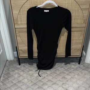 Chic Black Long Sleeve Dress
